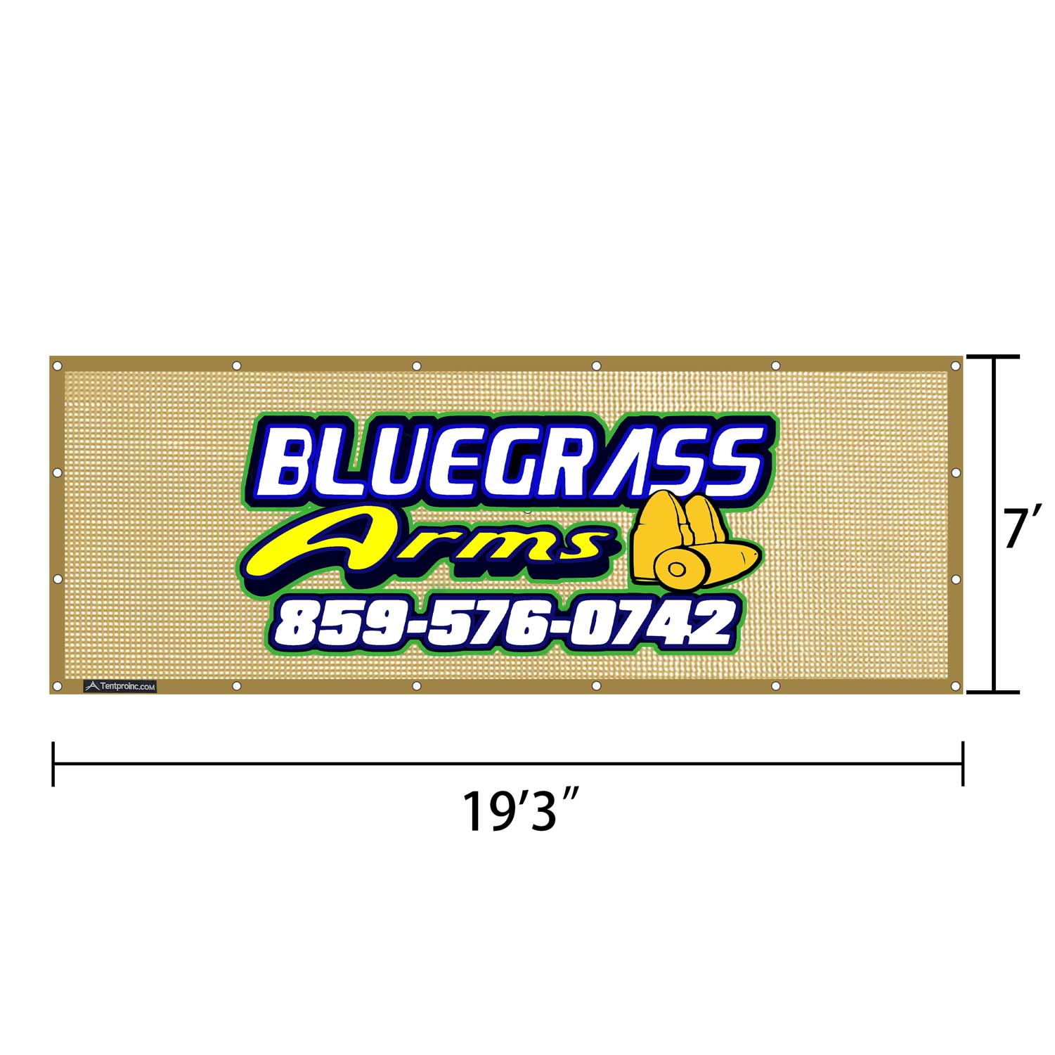 Tentproinc RV Awning Shade Screen - Customized Size Photograph