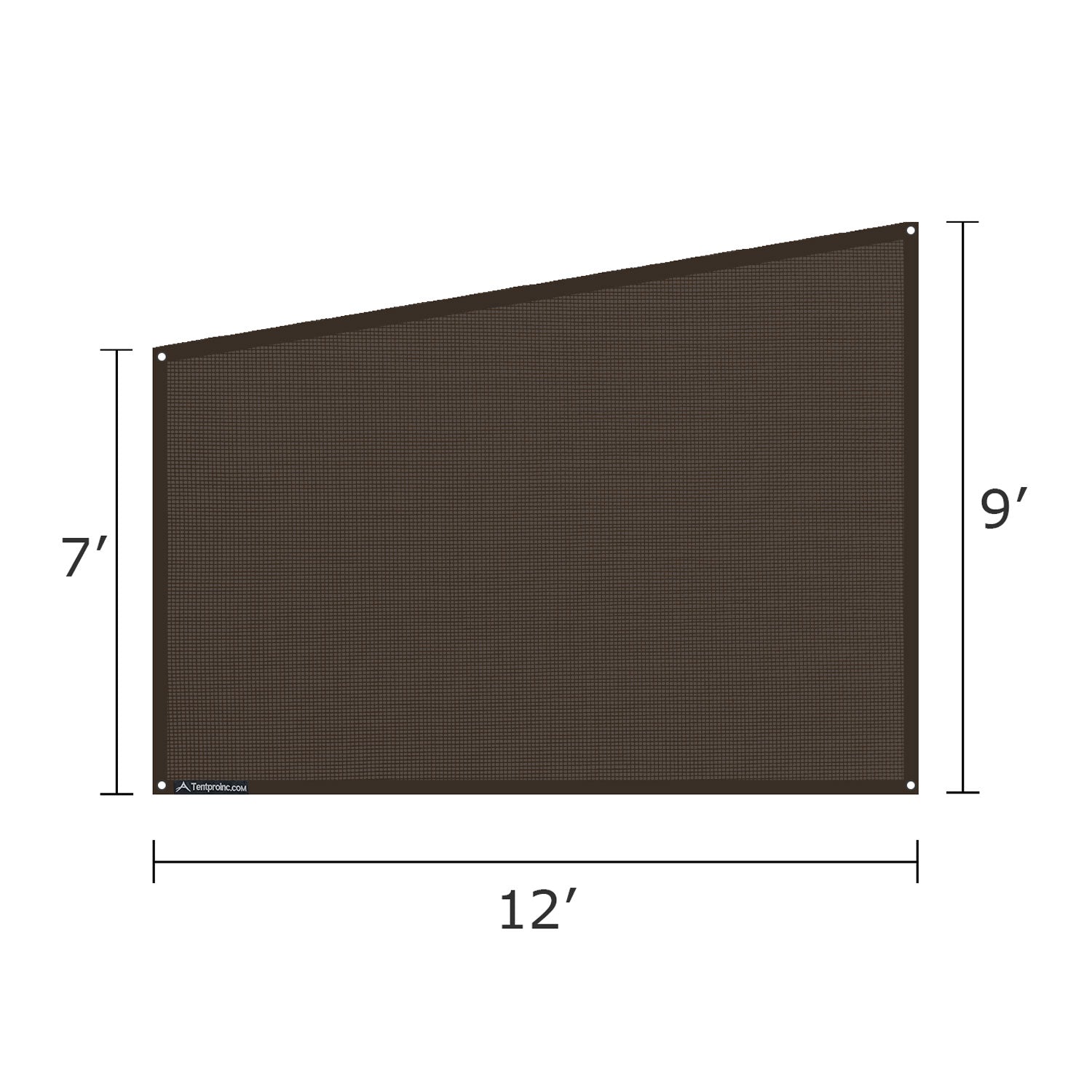 Tentproinc RV Awning Side Sun Shade - Customized Complete Kits Home Mesh Sideblocker Screen