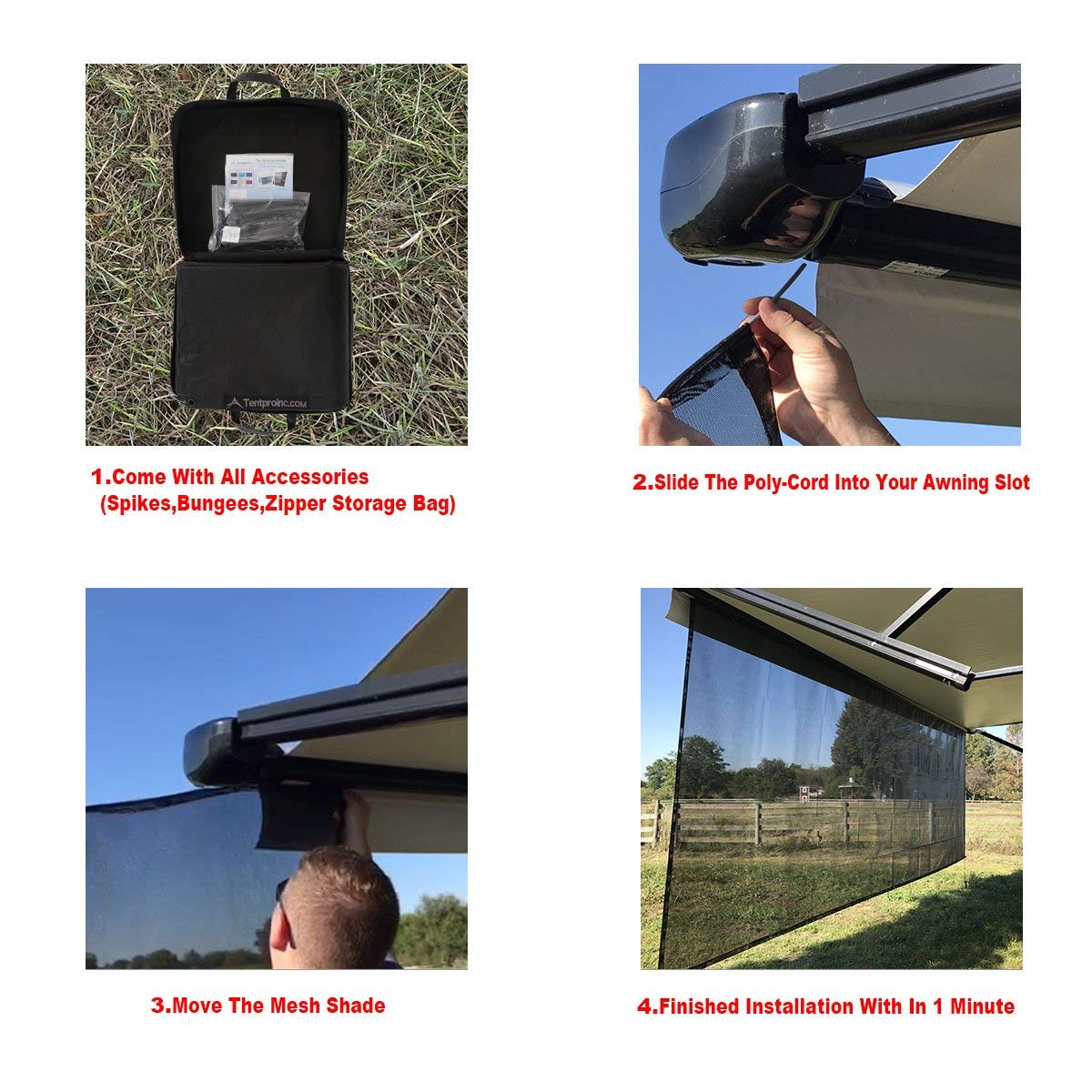 Sun Blockers For Rv RV Awning Shade - Tentproinc