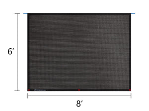 Tentproinc RV Awning Sun Shade - Screen Sunshade Complete Kits - Customized - max drop 10' - All Colors & Length
