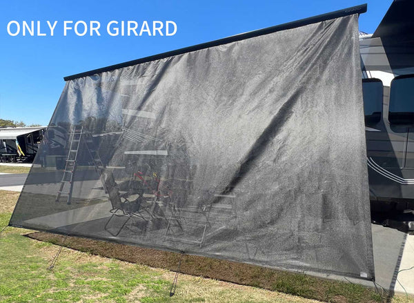 RV Awning Front Shade for GIRARD SYSTEM ONLY - Tentproinc